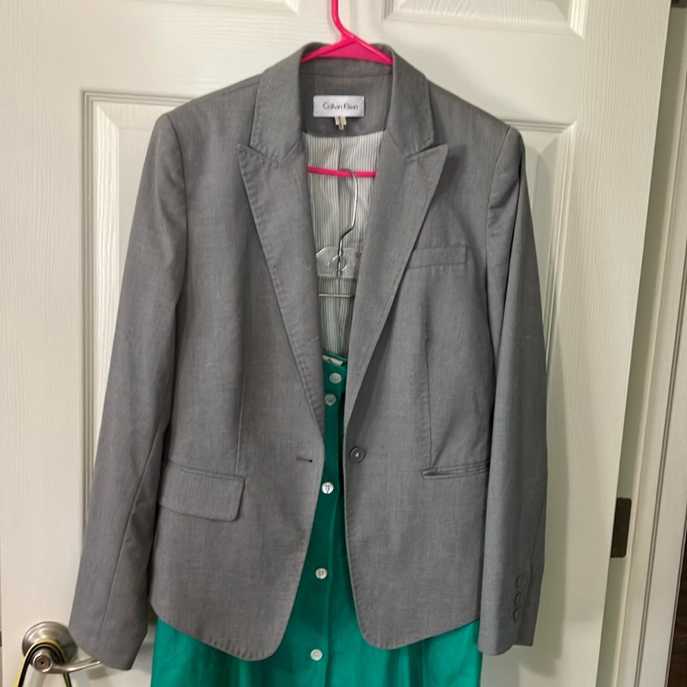 Calvin Klein Pinstripe Jacket
